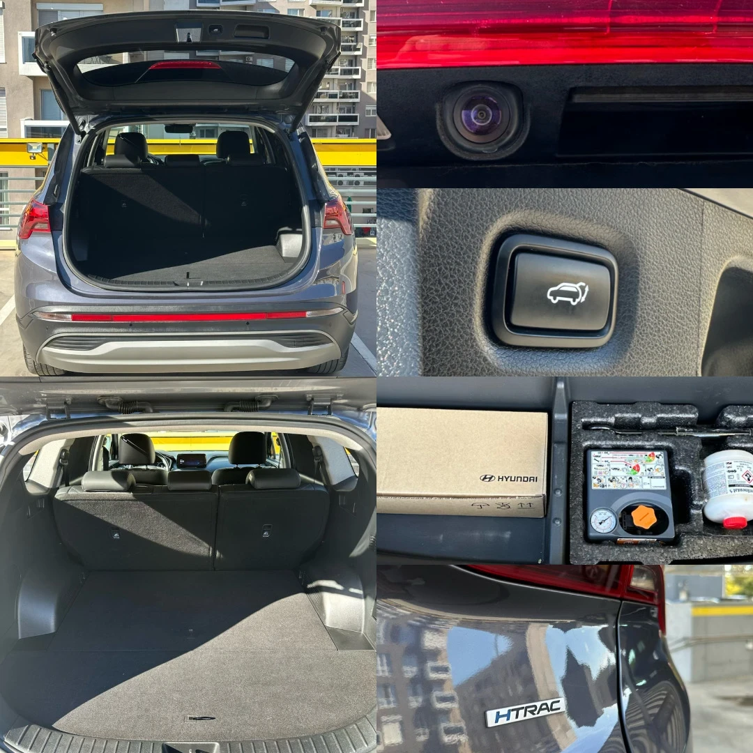 Hyundai Santa fe 2.2 CRDI - 4 WD - Full - Cam360 - 100 000 KM, снимка 16 - Автомобили и джипове - 56339313