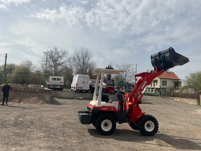 Мини челни товарачи Kubota R420 вилици и кофа , снимка 3 - Индустриална техника - 49679229
