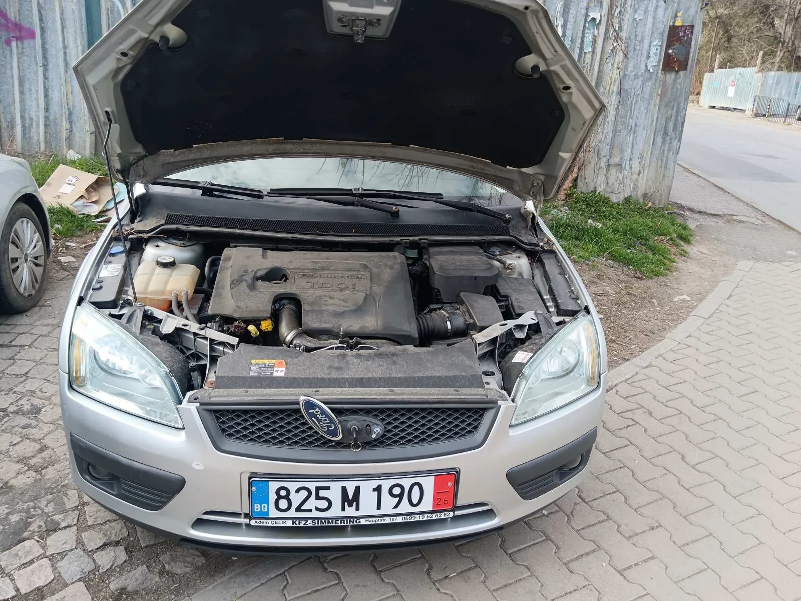 Ford Focus 1.6д, климатик, 2008г., 207х.км