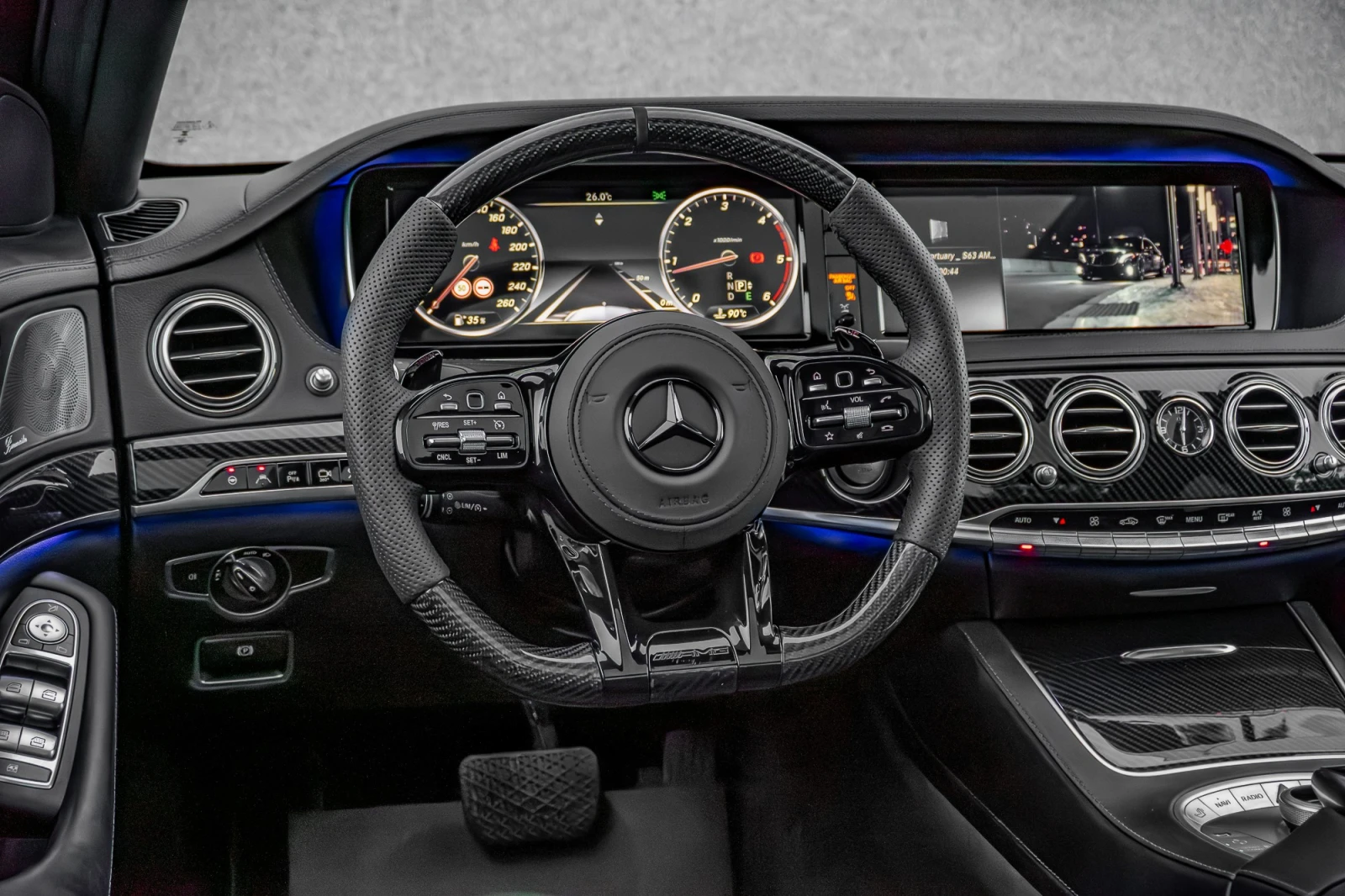 Mercedes-Benz S 350 d* LONG* PANORAMA* BUSINESS* CARBON* 360VIEW* FULL, снимка 14 - Автомобили и джипове - 54186995