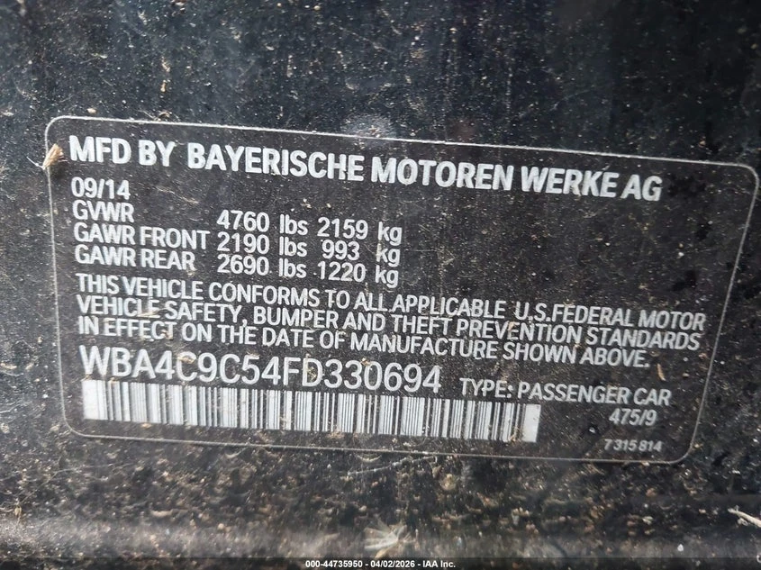 BMW 428 2.0L I-4 DI, DOHC, VVT, TURBO, 240HP All Wheel | Mobile.bg � ����������� 9