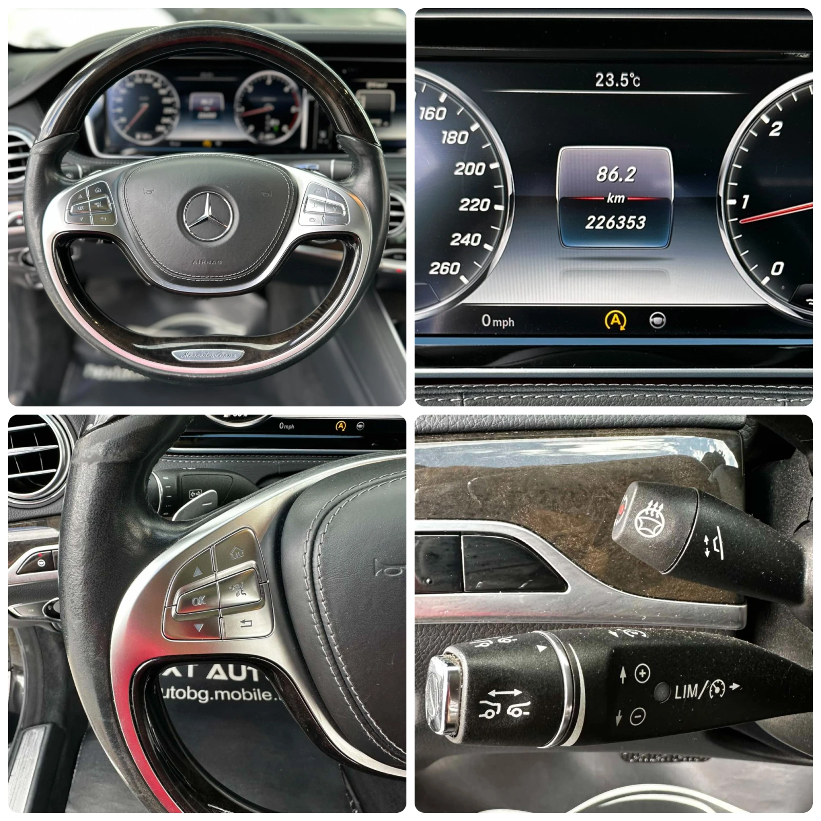 Mercedes-Benz S 350 3.0CDI 258HP 4MATIC PANO BURMESTER 360'CAM, снимка 14 - Автомобили и джипове - 54520807