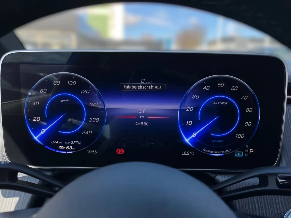 Mercedes-Benz EQE 350/292HP/4M/AMG/PANO/DISTR/СЕРТИФИКАТ/NAVI/182h, снимка 11 - Автомобили и джипове - 54114483