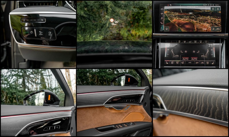 Audi A8 5.0TDI*ЕXCLUSIVE*HEAD UP*BANG&OLUFSEN*360CAM*DISTR, снимка 17 - Автомобили и джипове - 45768888