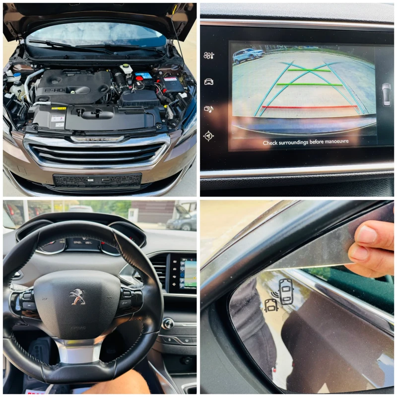 Peugeot 308 * 2.0HDI* AUTO* DISTR* KEYLESS* , снимка 17 - Автомобили и джипове - 51690212