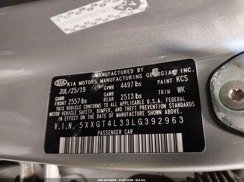 Kia Optima 2.4l Lx - изображение 9