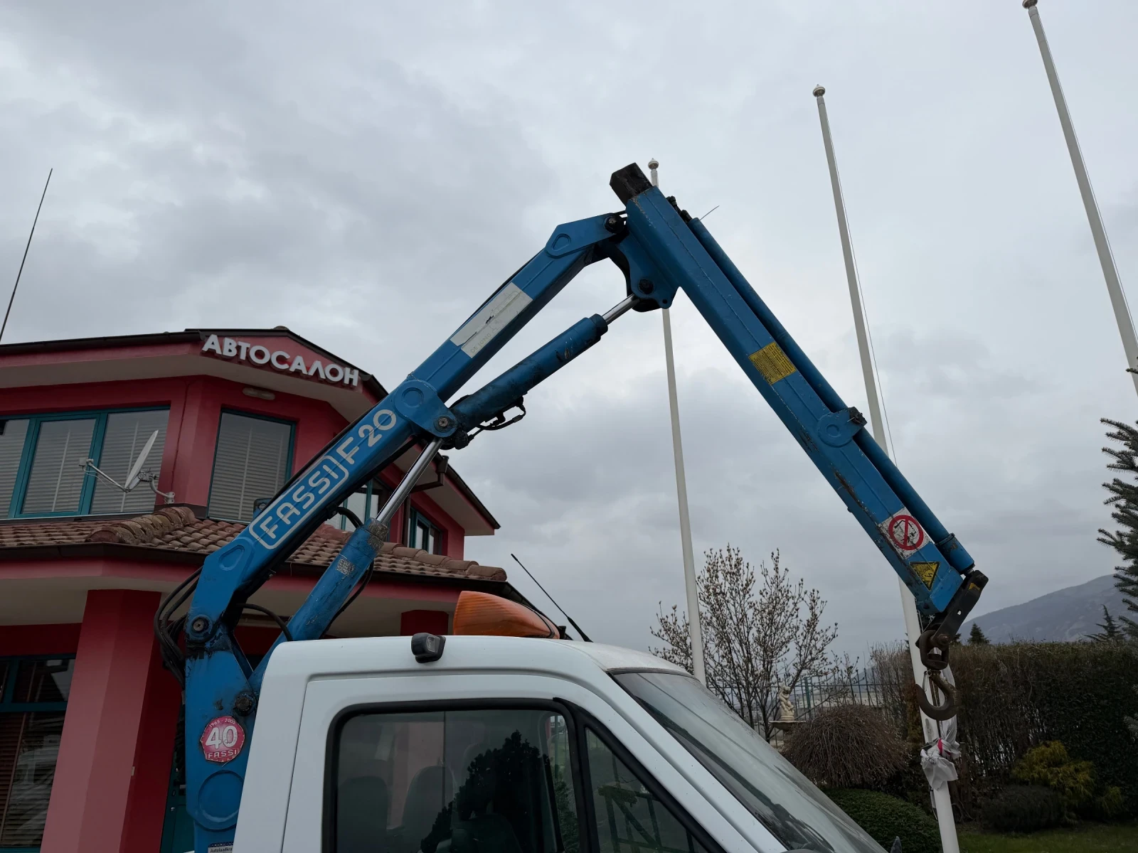 Mercedes-Benz Sprinter 408CDI* Кран FASSI F20, снимка 2 - Бусове и автобуси - 53904310