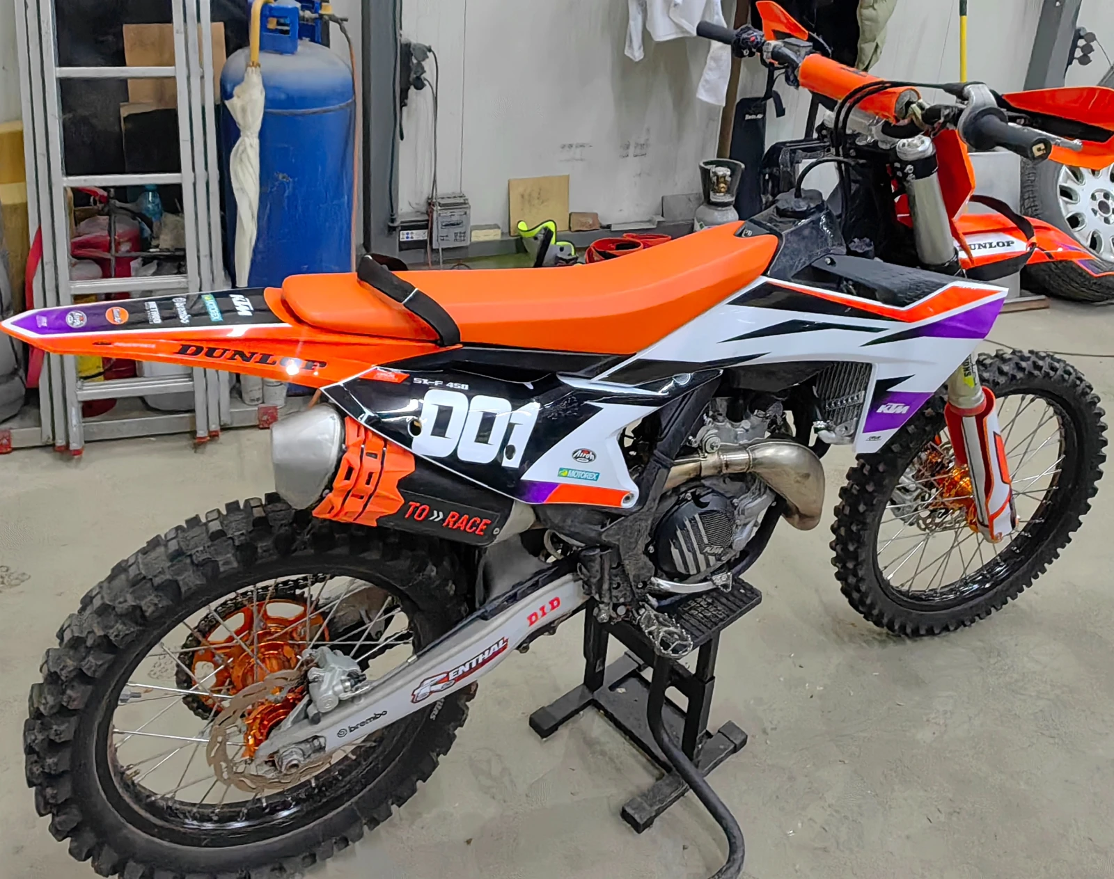 Ktm SX-F Стартер, Ендуро Режим, Лънчконтрол, Тракшън, снимка 3 - Мотоциклети и мототехника - 54646033