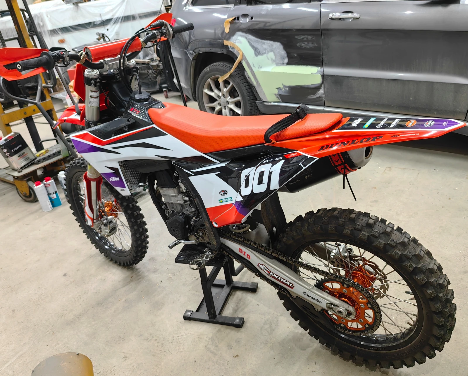 Ktm SX-F Стартер, Ендуро Режим, Лънчконтрол, Тракшън, снимка 2 - Мотоциклети и мототехника - 54646033