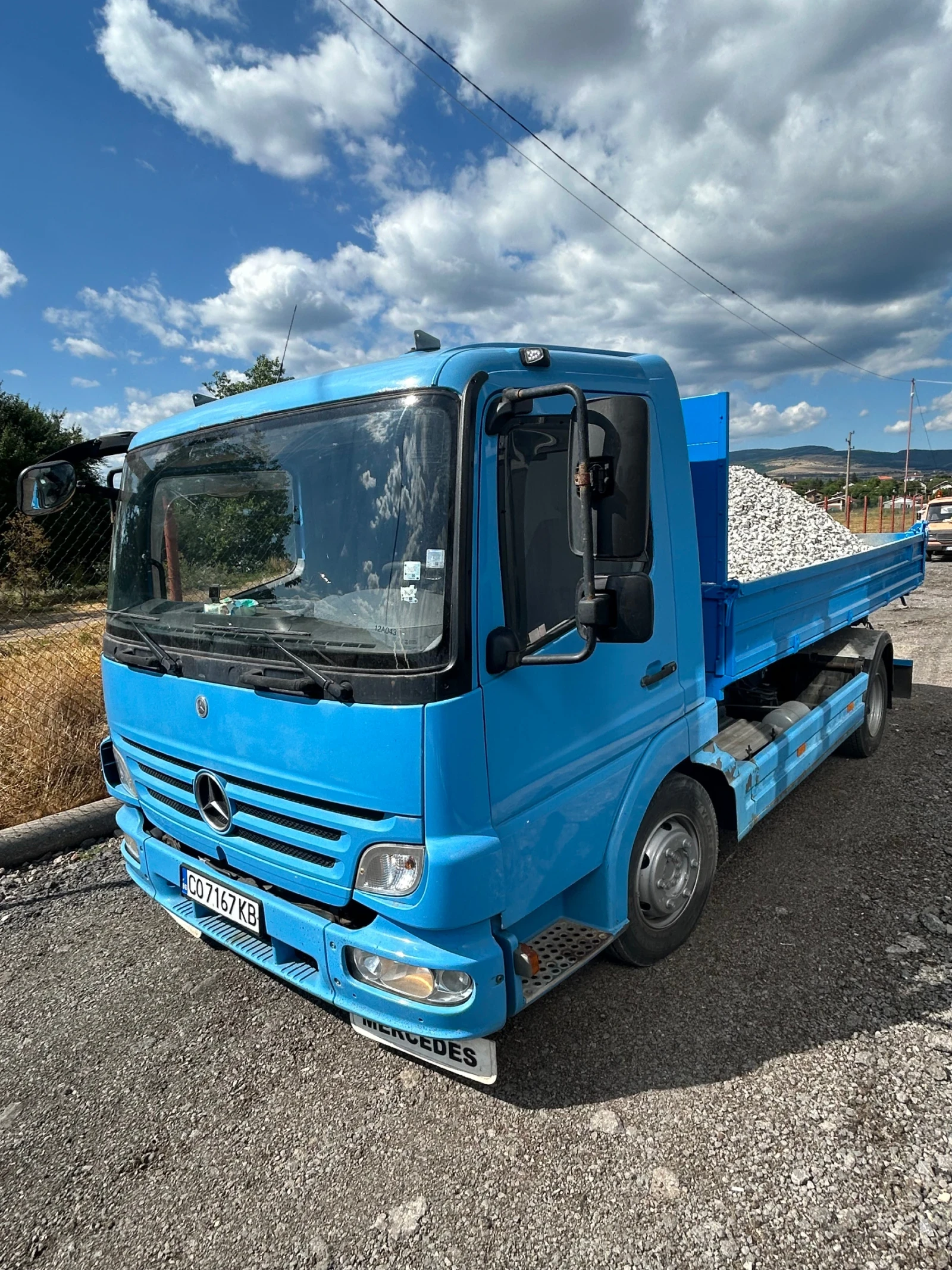Mercedes-Benz Atego Тристранен самосвал MILER KIPER 4метра