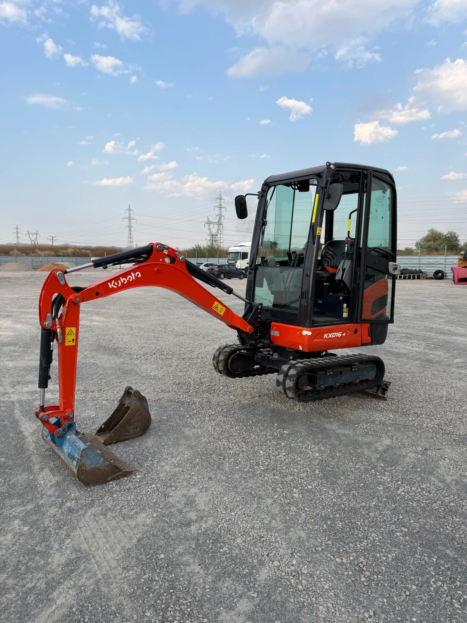 Багер Kubota KX016-4, снимка 5 - Индустриална техника - 56077823