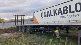 Полуремарке Koegel Платформа за дърва желязо, снимка 4 - Ремаркета - 53206446