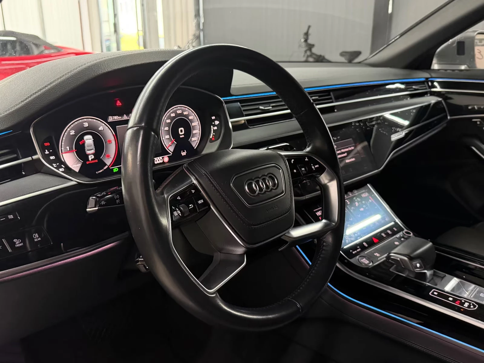 Audi A8 50/286HP/LONG/SLINE/PANO/HUD360/MASS/TV/B&O/145z, снимка 9 - Автомобили и джипове - 53796960