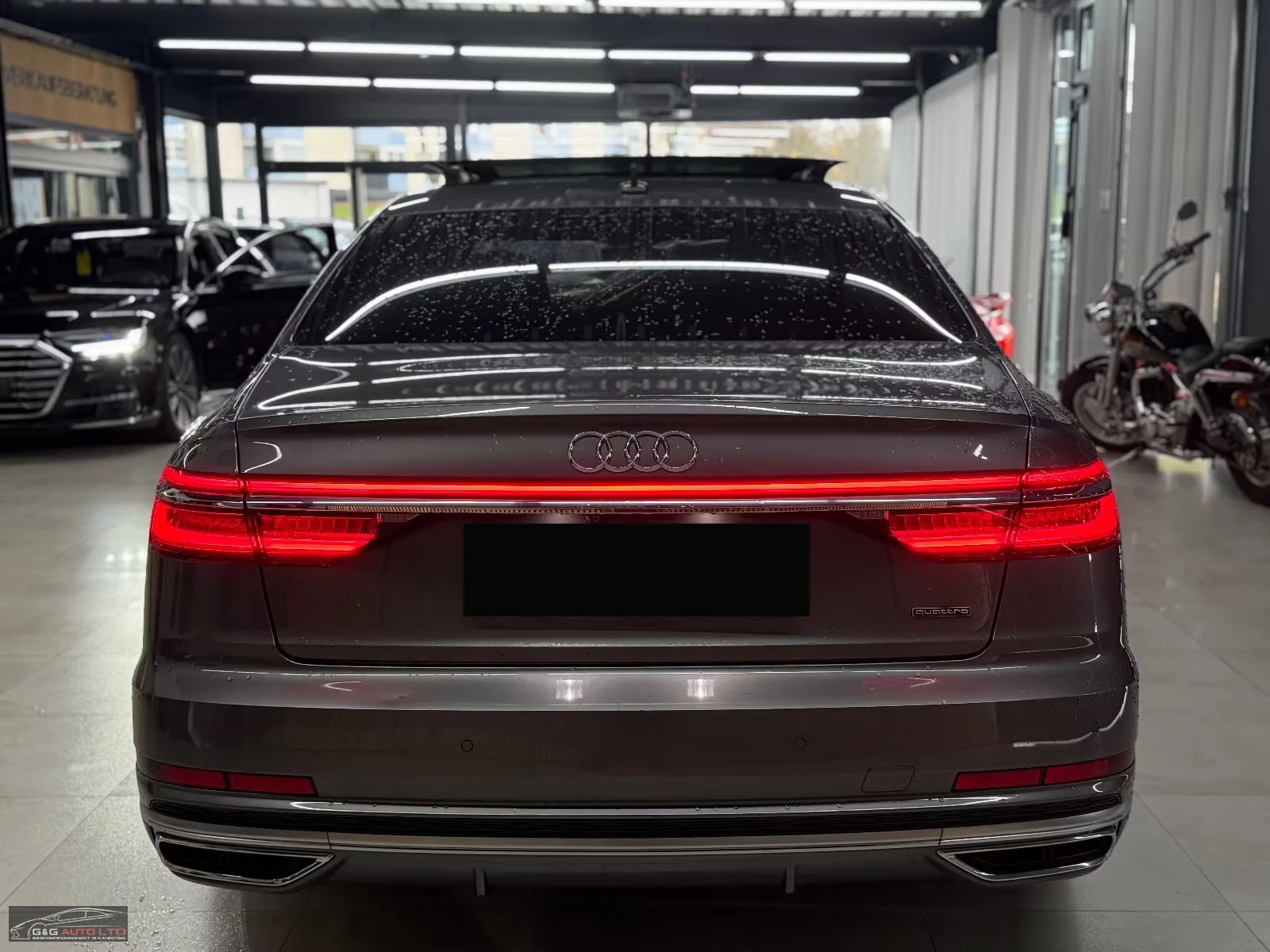 Audi A8 50/286HP/LONG/SLINE/PANO/HUD360/MASS/TV/B&O/145z, снимка 7 - Автомобили и джипове - 53796960