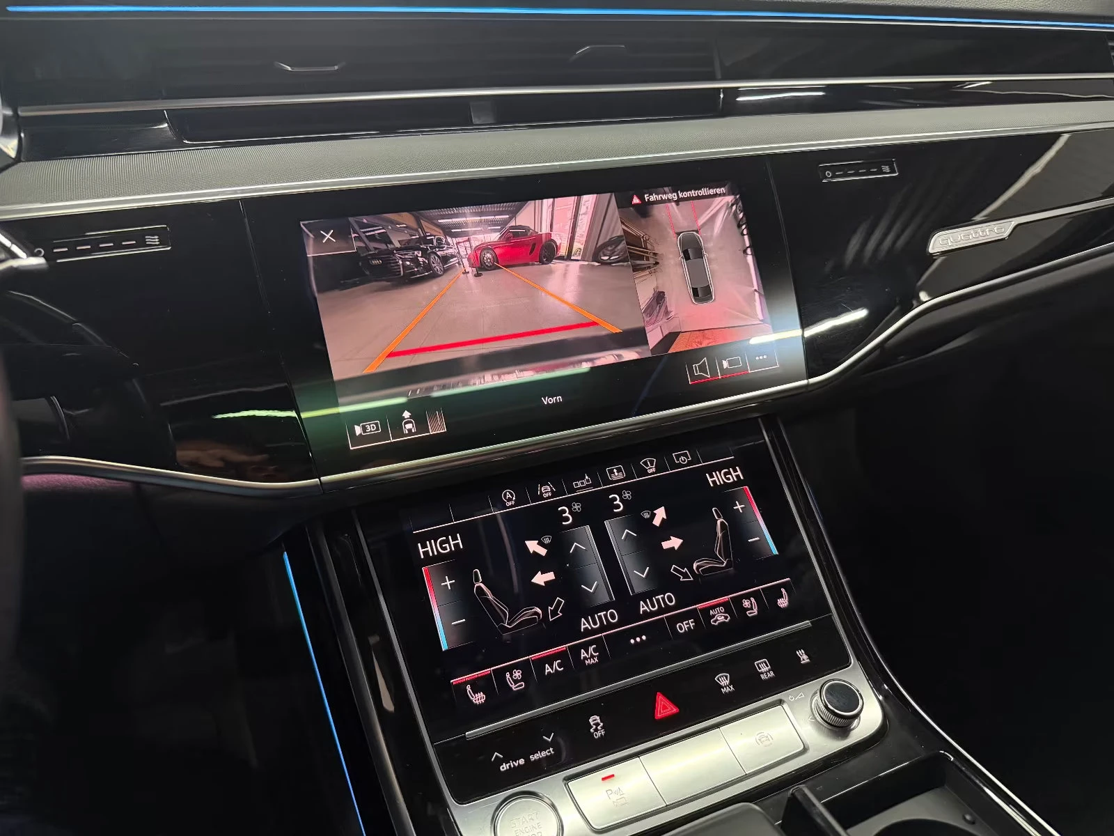 Audi A8 50/286HP/LONG/SLINE/PANO/HUD360/MASS/TV/B&O/145z, снимка 16 - Автомобили и джипове - 53796960