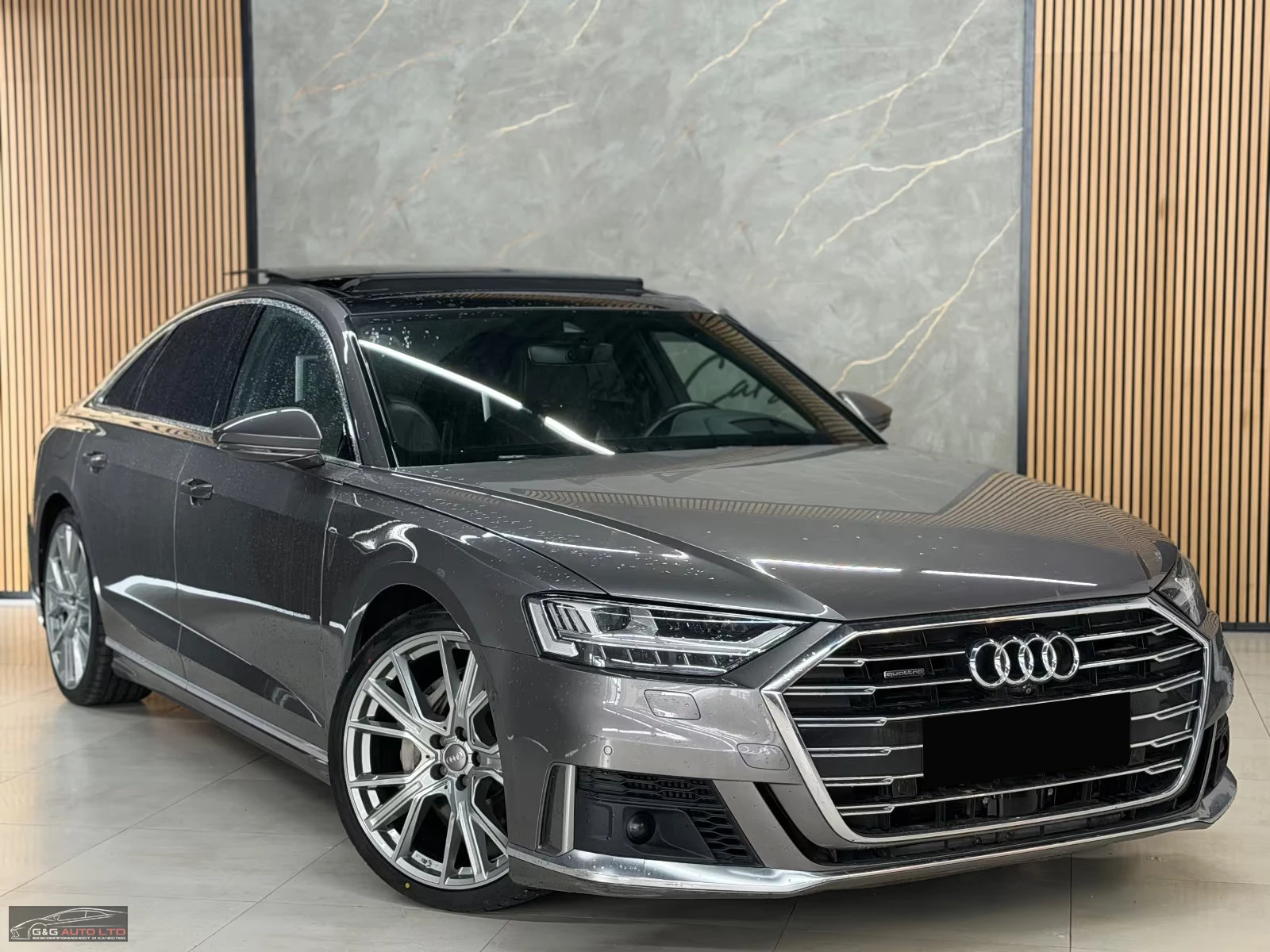 Audi A8 50/286HP/LONG/SLINE/PANO/HUD360/MASS/TV/B&O/145z, снимка 4 - Автомобили и джипове - 53796960