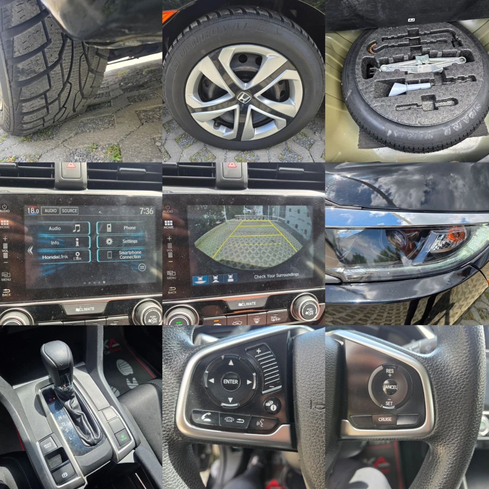 Honda Civic 2.0i-160кс= АВТОМАТ= 113.000км= FACE= CAMERA= ПОДГ, снимка 17 - Автомобили и джипове - 54528199