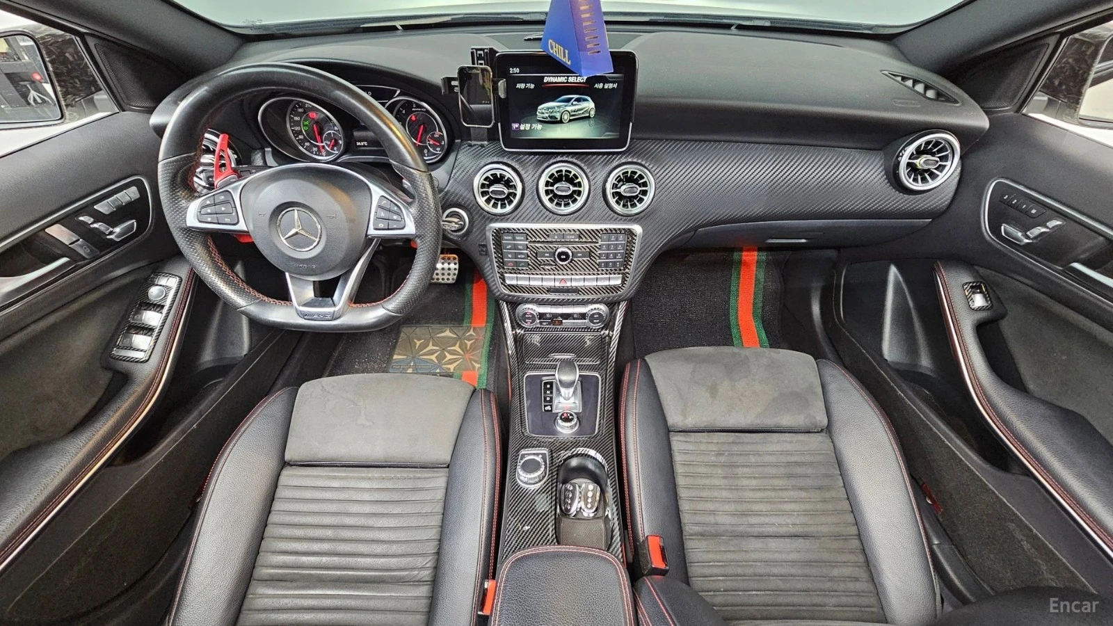 Mercedes-Benz A45 AMG 4MATIC* КОЖА* ПОДГРЕВ* ШИБИДАХ* КАМЕРА* , снимка 7 - Автомобили и джипове - 55449756