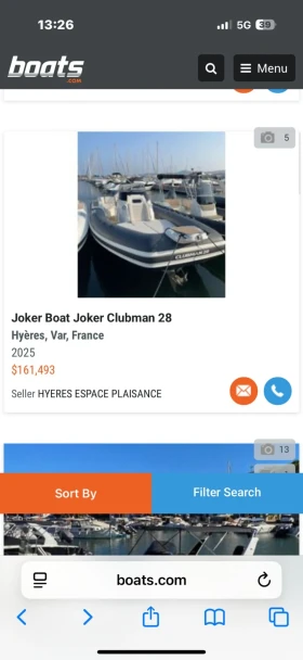 Надуваема лодка Joker Boat Barracuda Clubman28, снимка 12 - Воден транспорт - 53540683