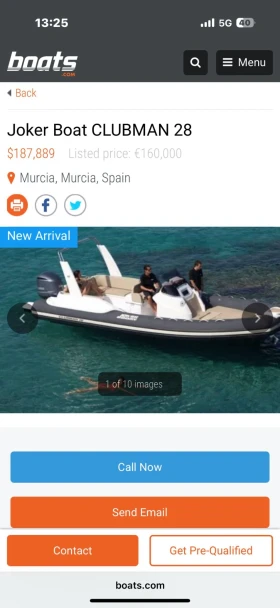 Надуваема лодка Joker Boat Barracuda Clubman28, снимка 11 - Воден транспорт - 53540683