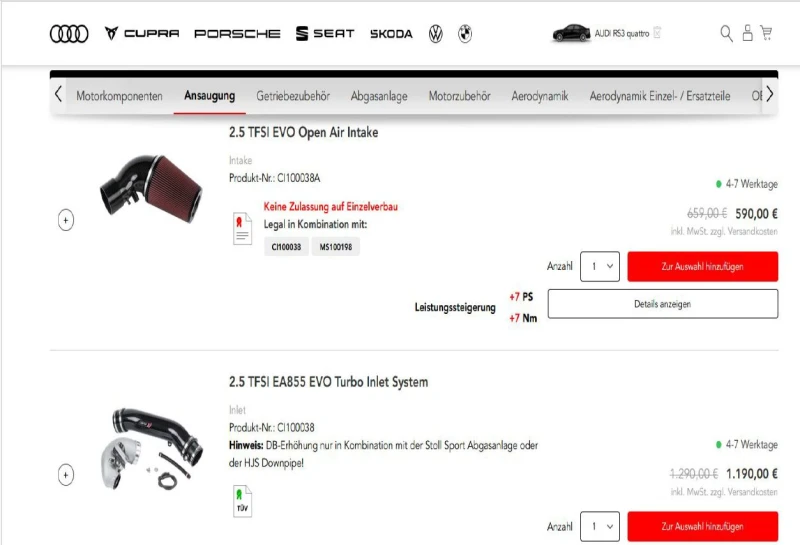 Audi Rs3 Limousine 2.5 TFSI S tronic quattro , снимка 16 - Автомобили и джипове - 50662879