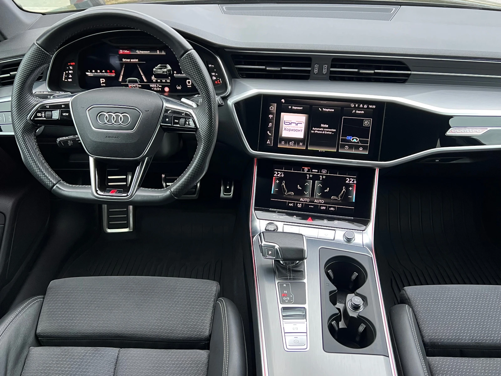 Audi A6 50TDI, QUATTRO, 286ps, S LINE, MHEV, 21"BLACK  - изображение 9