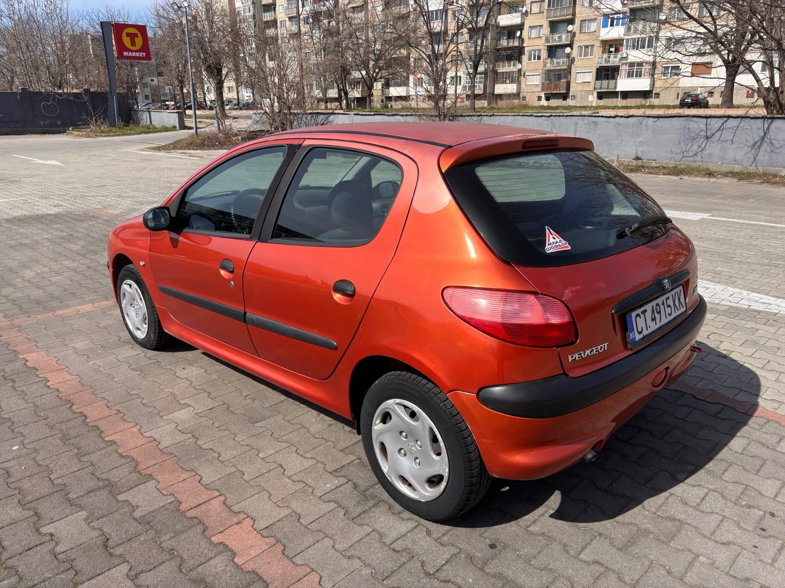 Peugeot 206 1.9D, снимка 4 - Автомобили и джипове - 53817471