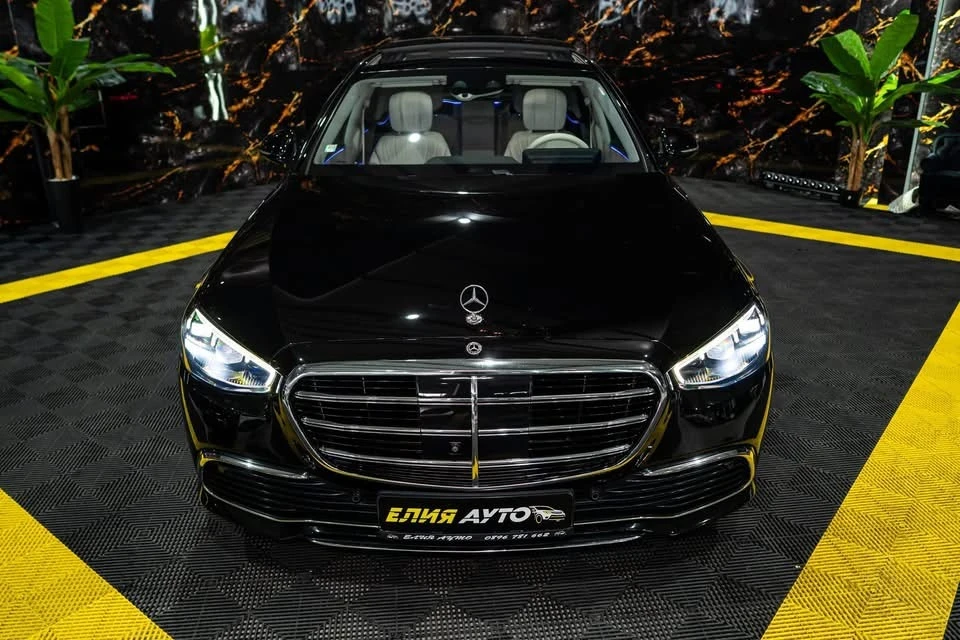 Mercedes-Benz S 350 D LONG 4MATIC AMG LINE LED ПАНО BURM ЛИЗИНГ 100%, снимка 3 - Автомобили и джипове - 55491535