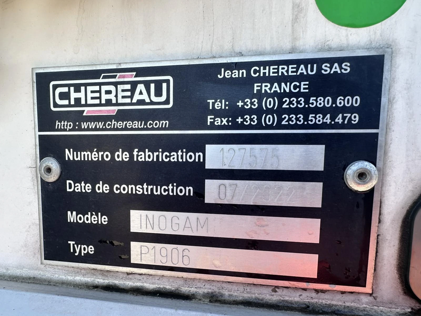 Полуремарке Chereau CSD 3, снимка 8 - Ремаркета - 54407998