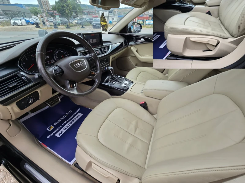 Audi A6 FACE* LED* КОЖА* 2.0TDI 190к.с, снимка 14 - Автомобили и джипове - 51131930