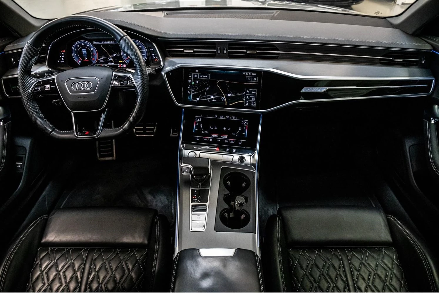 Audi A6 55 TFSI/S line/21zoll/360cam/MATRIX, снимка 9 - Автомобили и джипове - 56093314