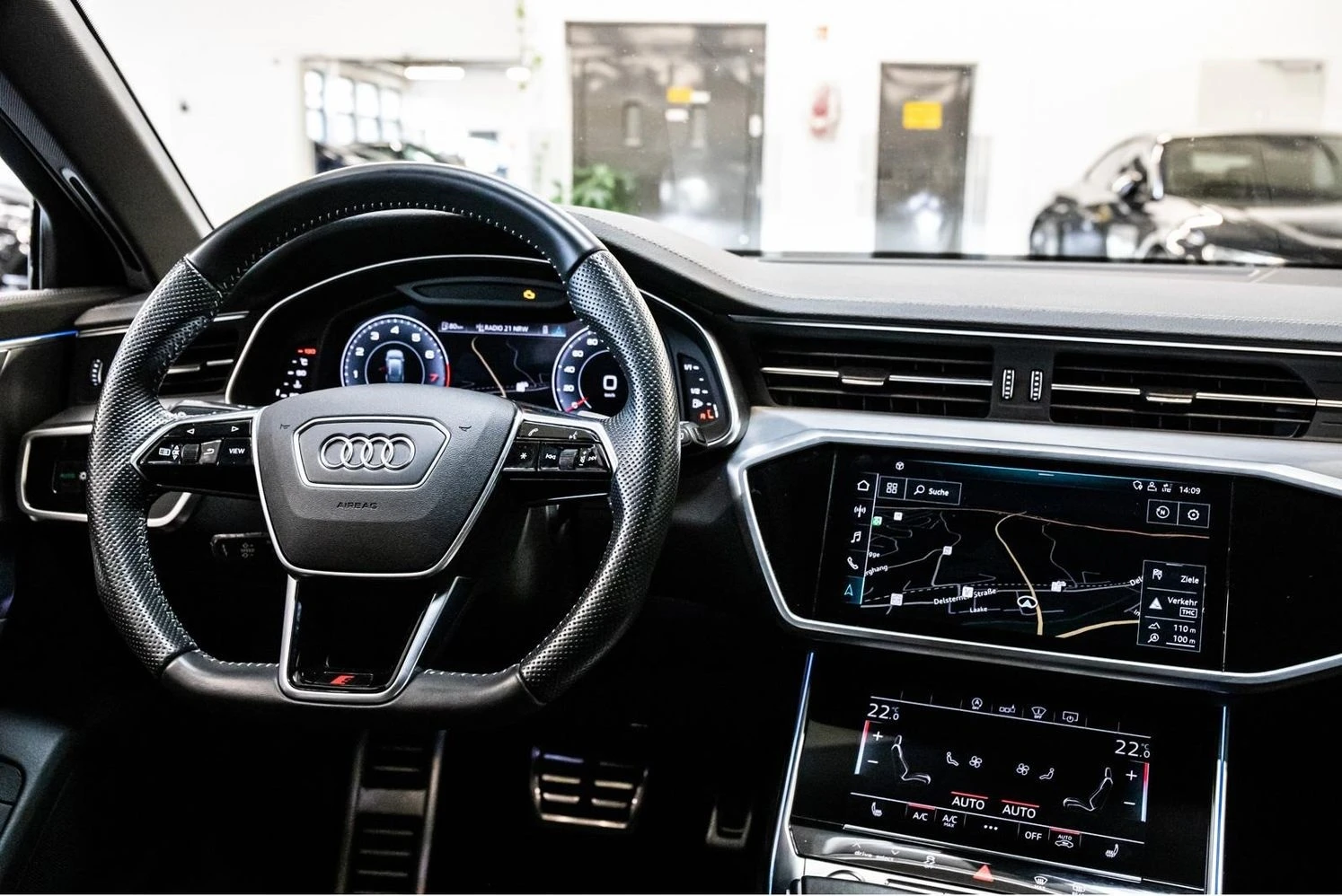 Audi A6 55 TFSI/S line/21zoll/360cam/MATRIX, снимка 8 - Автомобили и джипове - 56093314