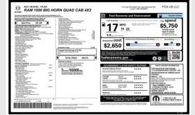 Dodge RAM 1500 BUG HORN/LONE STAR * 5.7 HEMI * ALPINE * AWD * , снимка 11