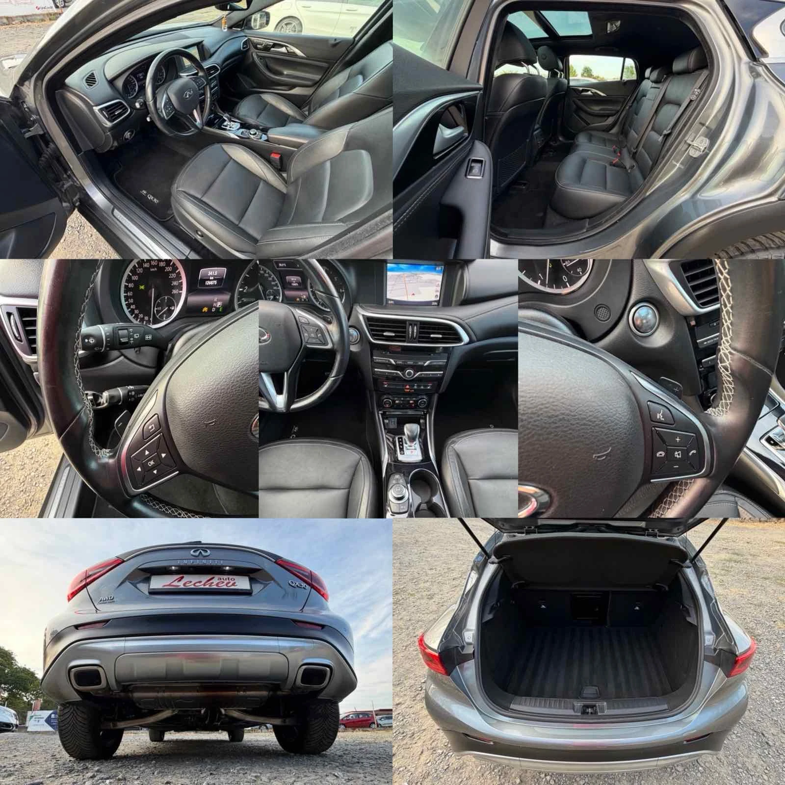 Infiniti QX30 2.2cdi 170 EURO 6 4WD Automatic F1 EURO 6 ЛИЗИНГ, снимка 15 - Автомобили и джипове - 54988499