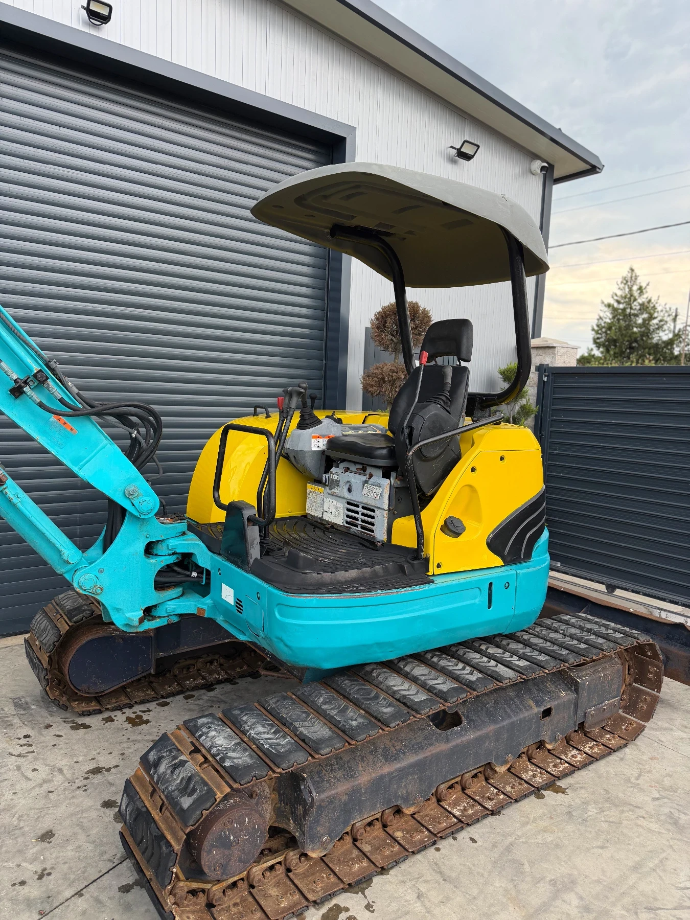 Багер Kubota U50 ПЕРФЕКТЕН, снимка 6 - Индустриална техника - 54486897