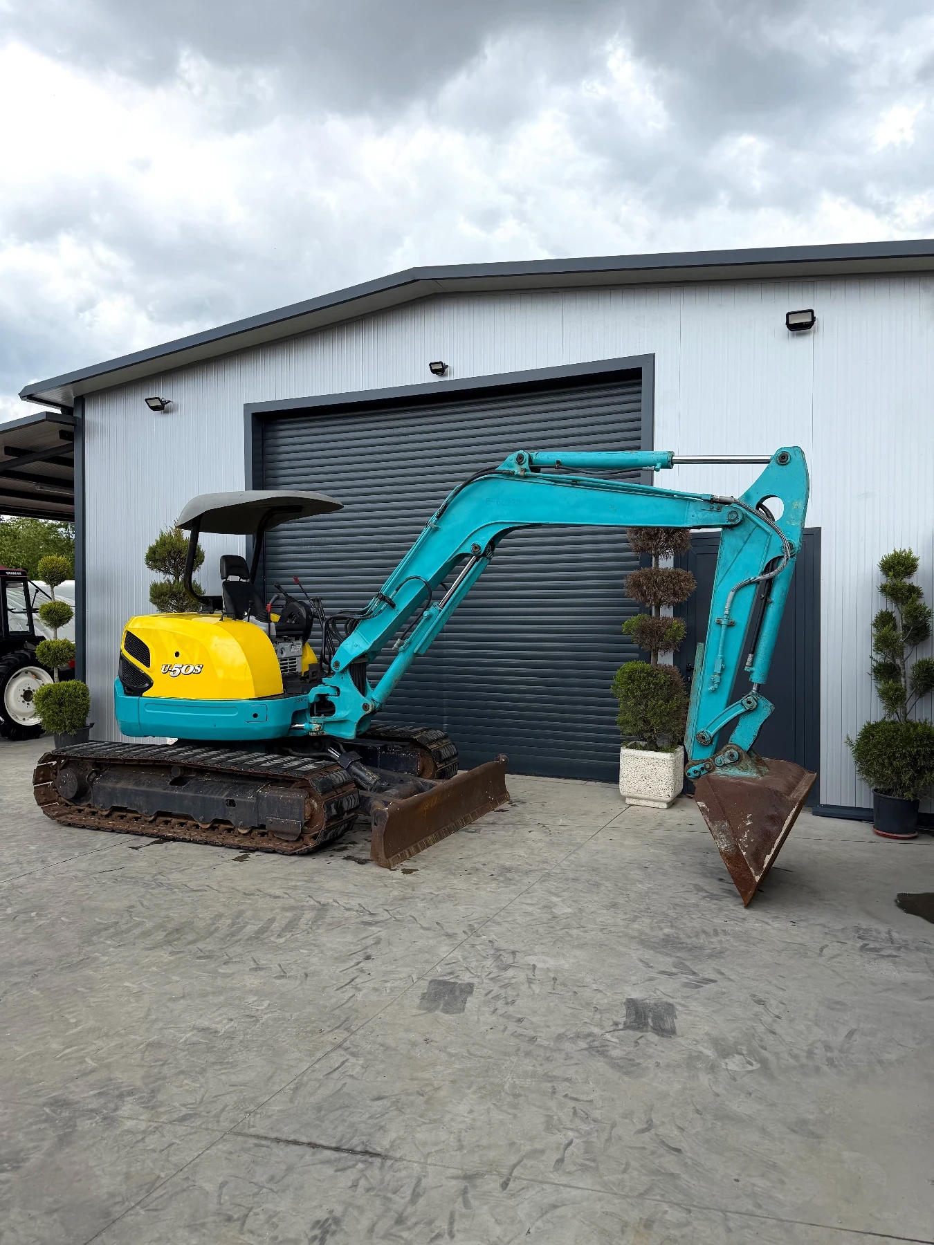 Багер Kubota U50 ПЕРФЕКТЕН, снимка 3 - Индустриална техника - 54486897