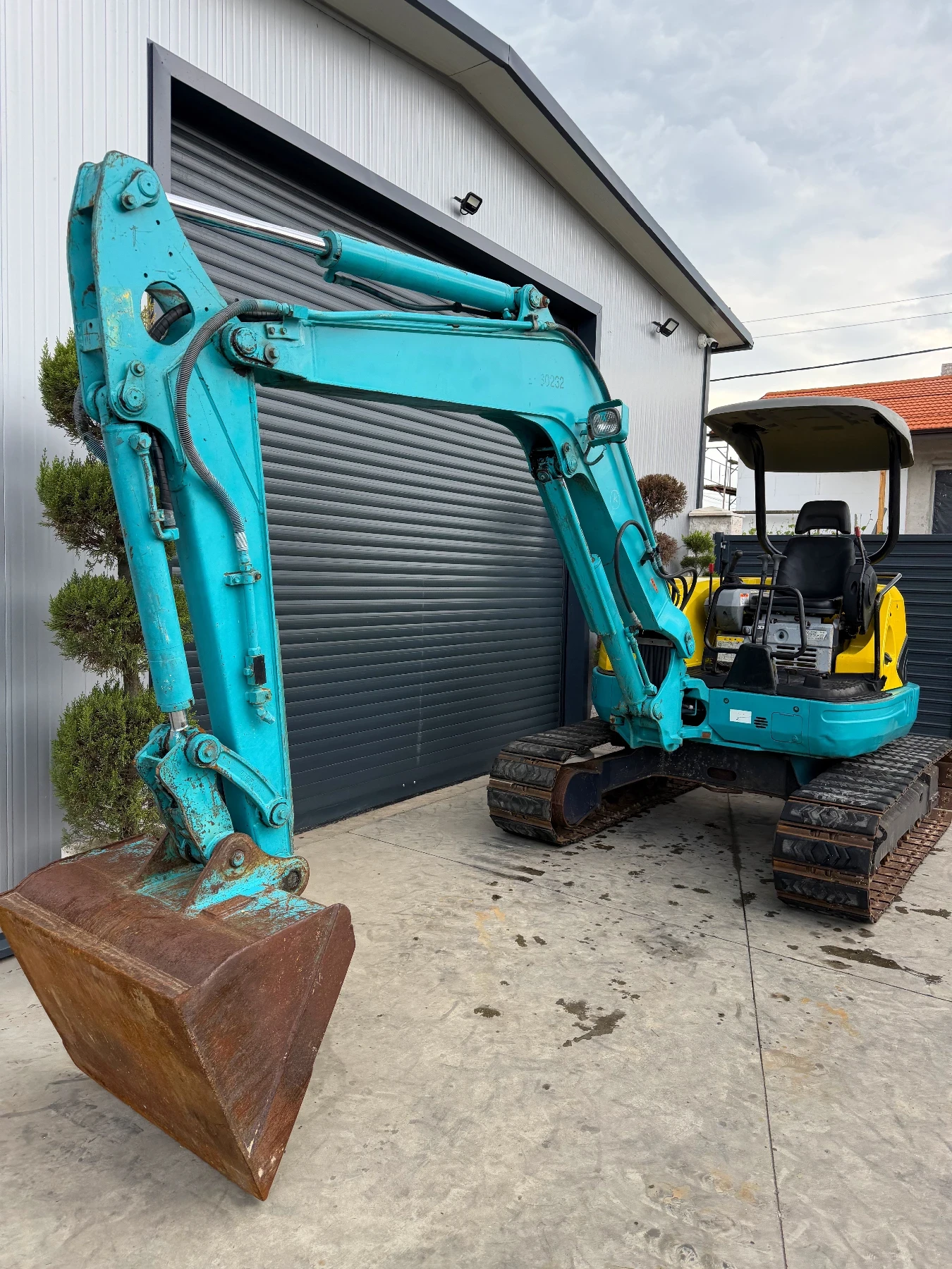 Багер Kubota U50 ПЕРФЕКТЕН, снимка 9 - Индустриална техника - 54486897