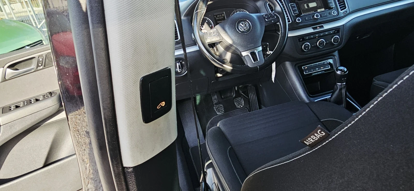VW Sharan 7-МЕСТЕН* ЕЛ.ВРАТИ* 2014Г* CUP* НАВИ* * КСЕНОН  - изображение 10