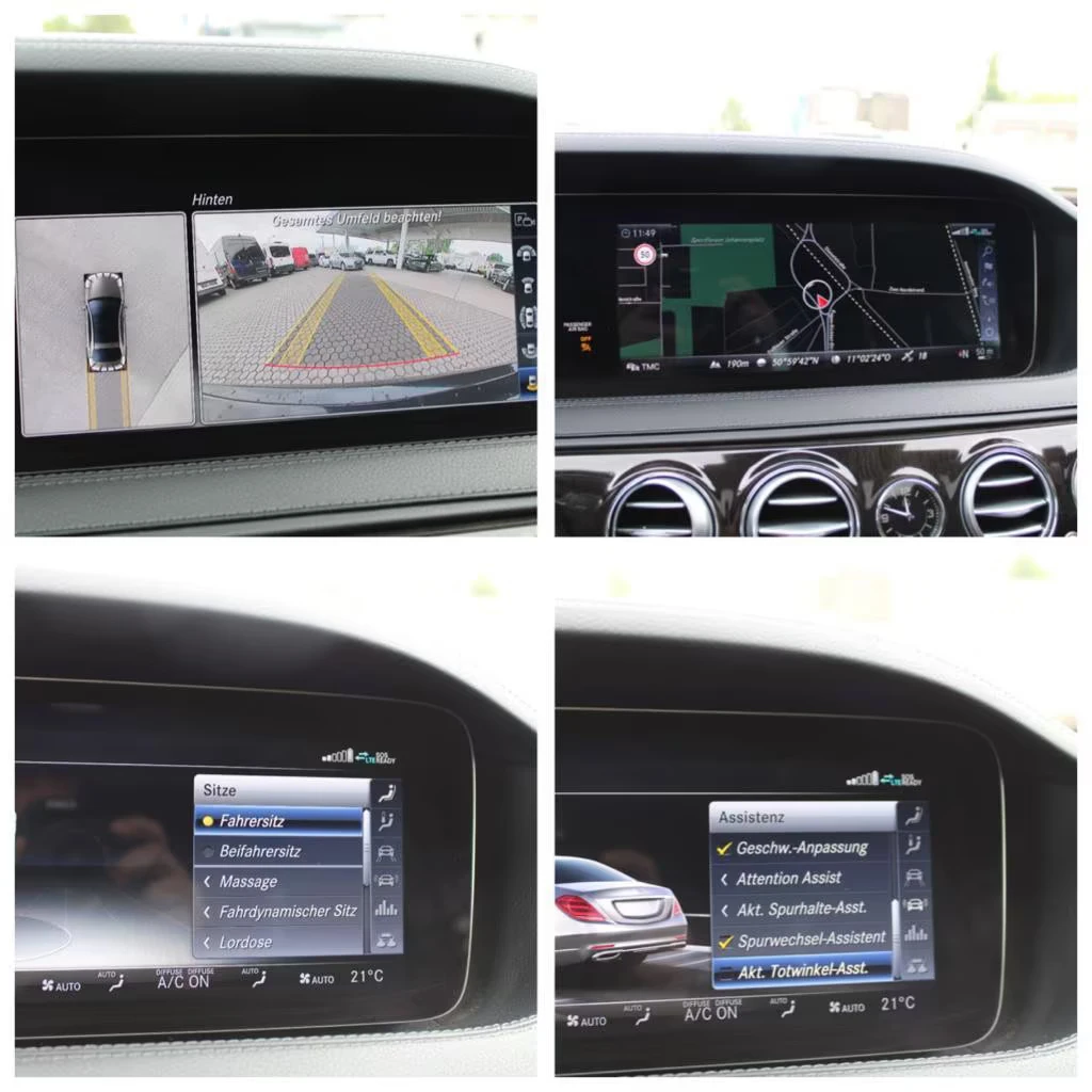 Mercedes-Benz S 350 AMG/286HP/4M/HUD/360/NAVI/256h, снимка 10 - Автомобили и джипове - 54933032