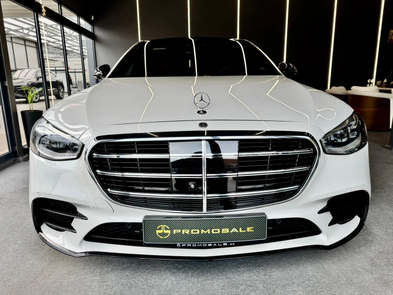Mercedes-Benz S 580 E* AMG* 4Matic* Подгрев* Обдух* Burm* Лизинг , снимка 2 - Автомобили и джипове - 53518457
