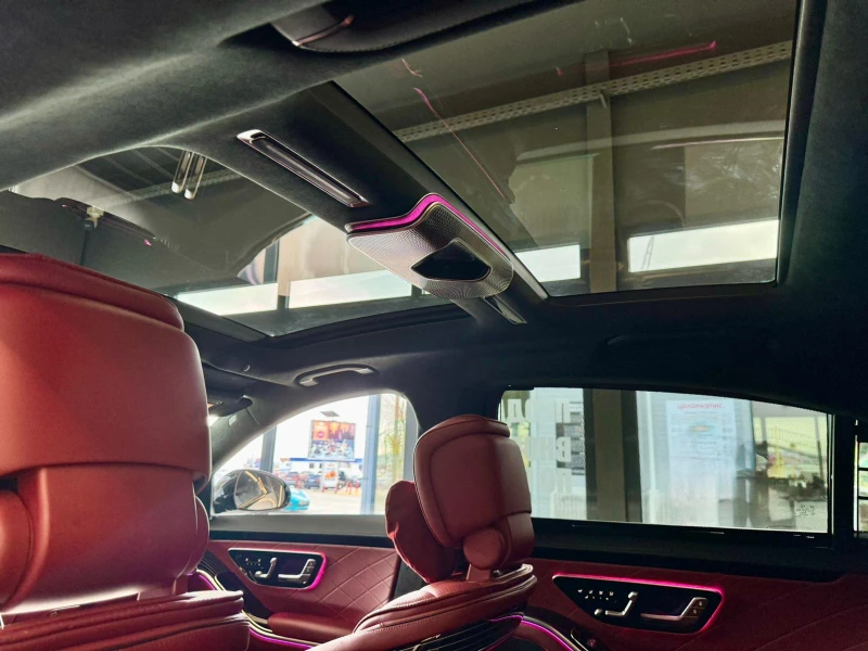 Mercedes-Benz S 580 E* AMG* 4Matic* Подгрев* Обдух* Burm* Лизинг , снимка 16 - Автомобили и джипове - 53518457