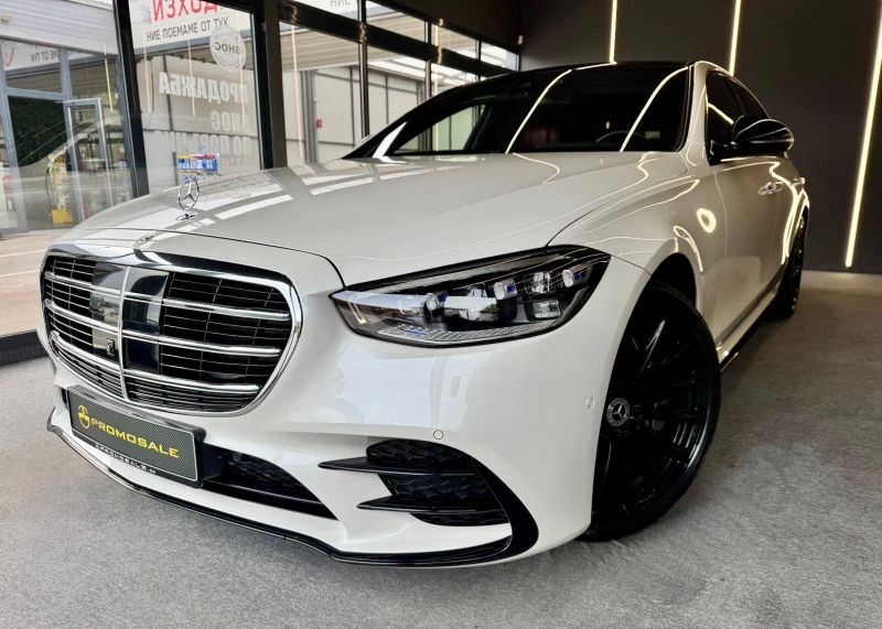 Mercedes-Benz S 580 E* AMG* 4Matic* Подгрев* Обдух* Burm* Лизинг , снимка 3 - Автомобили и джипове - 53518457