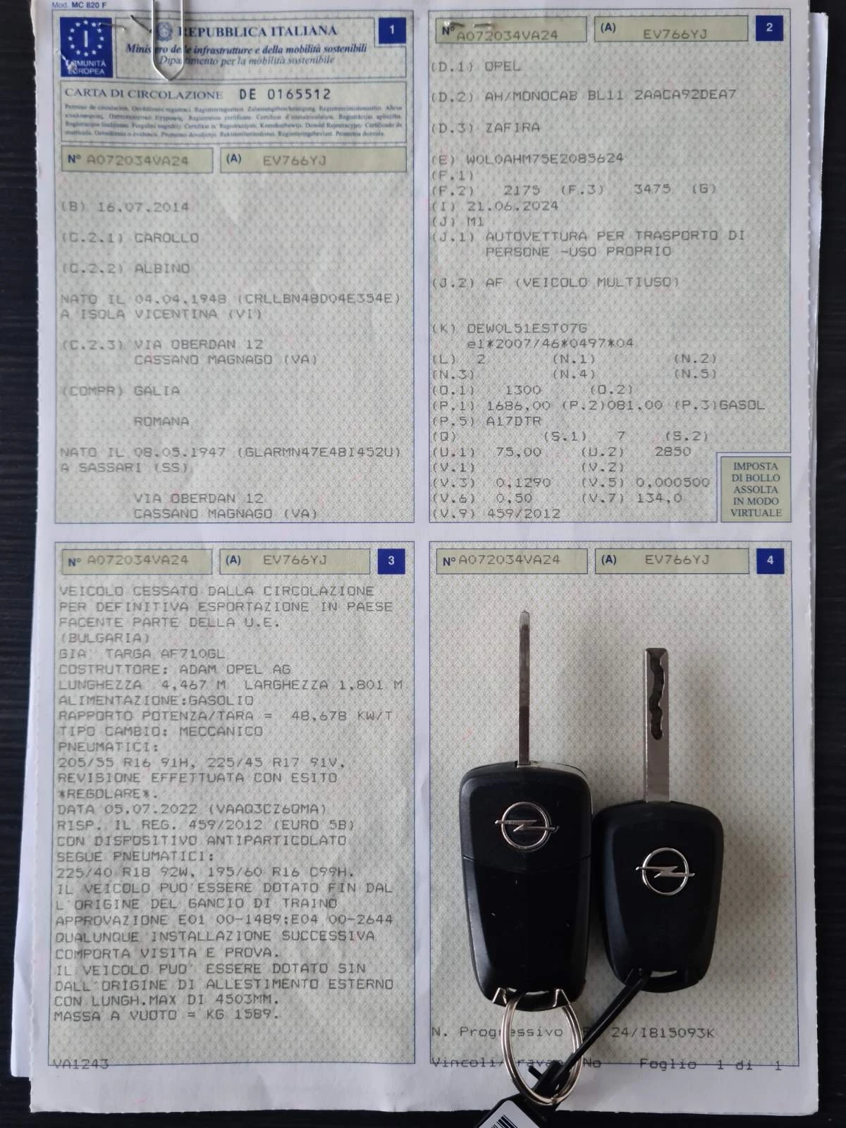 Opel Zafira 1.7DIZEL.EVRO5 | Mobile.bg — изображение 14