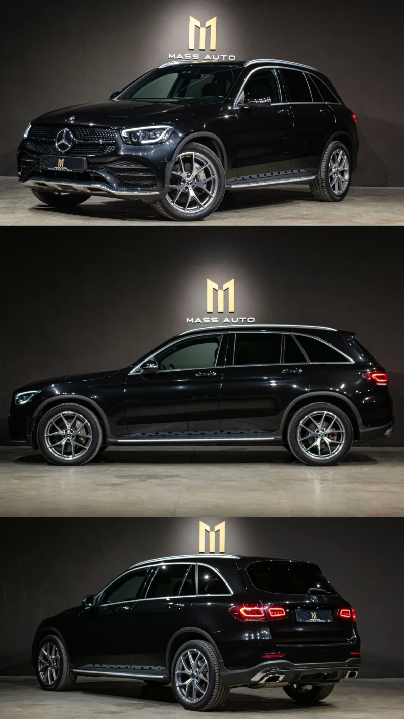 Mercedes-Benz GLC 300 d/AMG/Multibeam/Burmester/СервизнаИстория, снимка 3 - Автомобили и джипове - 52249997