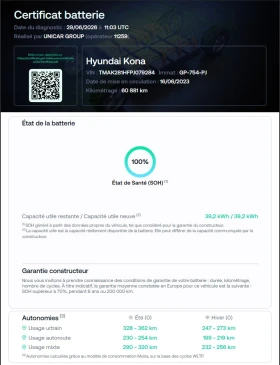 Hyundai Kona Electric/ 39kWh/ Intuitive/ 100% SOH/ Очакван! - 18900 € - 65983139 14