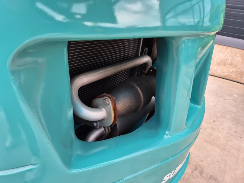 Мотокар Yale SUMITOMO / АВТОМАТ / ГАЗ + БЕНЗИН / КАТО НОВ !, снимка 14 - Индустриална техника - 49756196