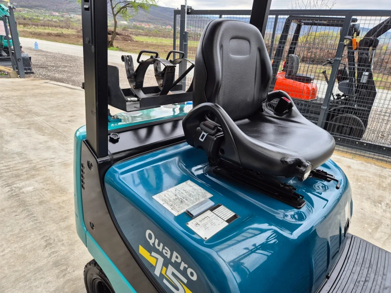 Мотокар Yale SUMITOMO / АВТОМАТ / ГАЗ + БЕНЗИН / КАТО НОВ !, снимка 12 - Индустриална техника - 49756196