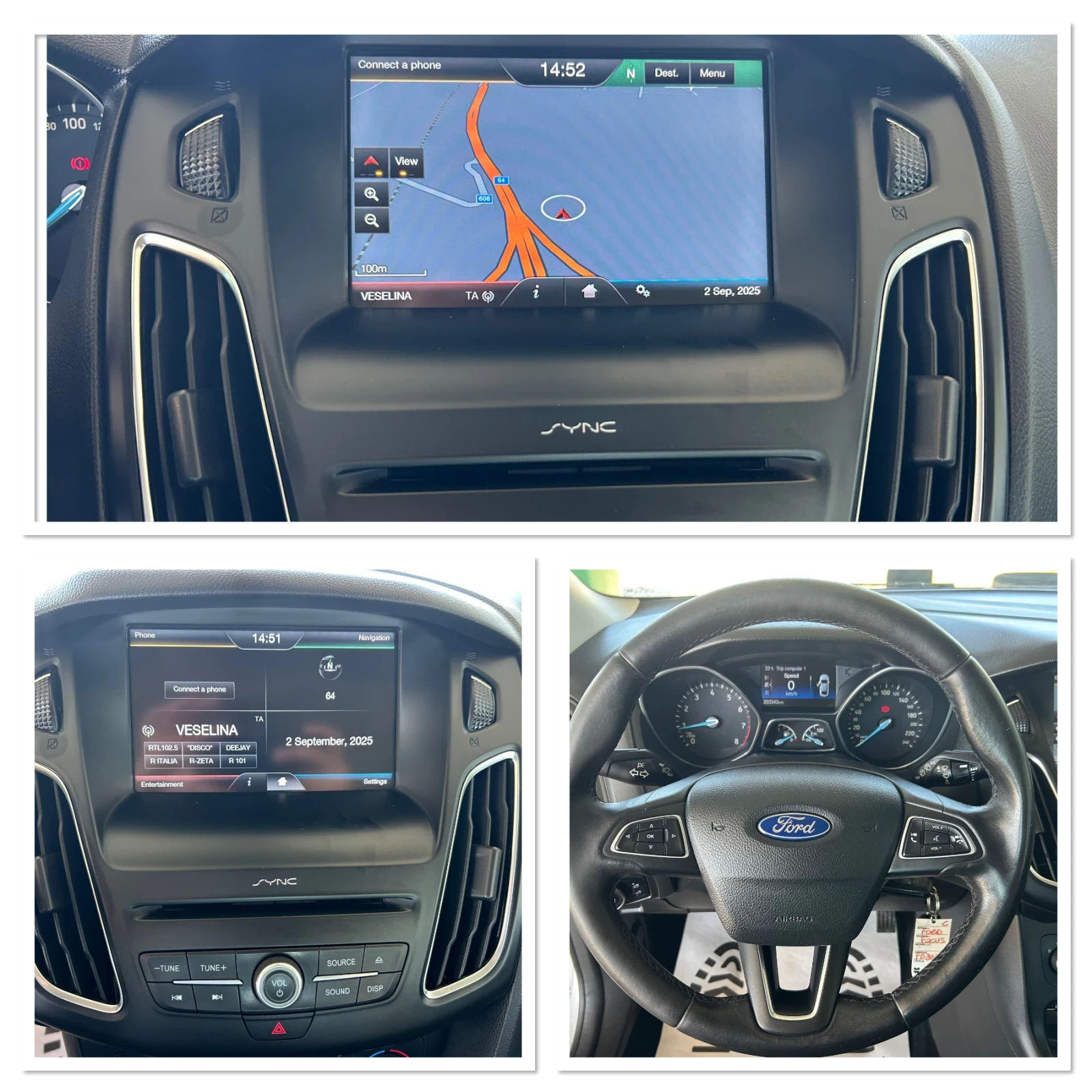 Ford Focus * 1.6i* 120.* GPL* NAVI* LED*  | Mobile.bg   12