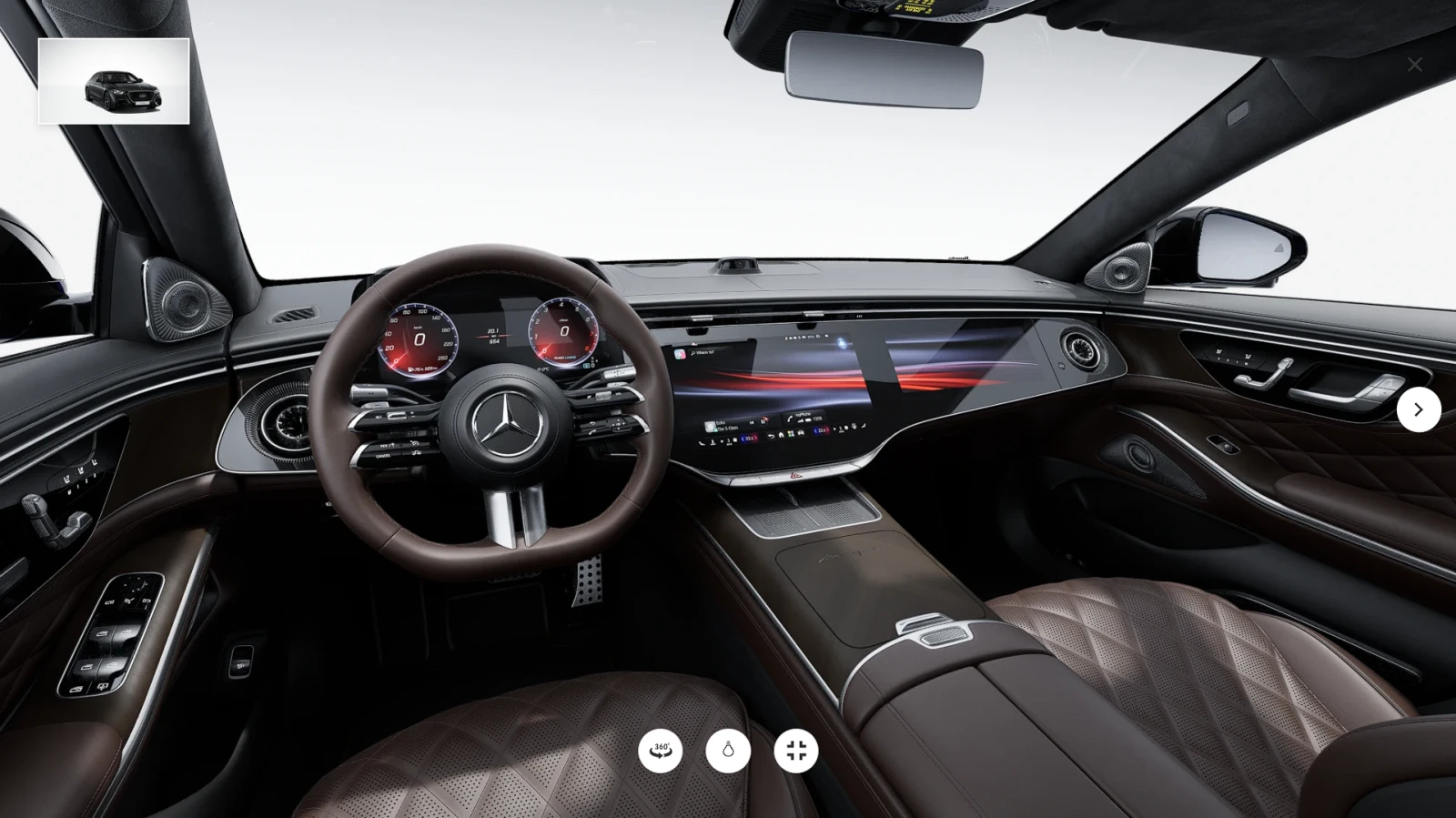 Mercedes-Benz S 580 Long 4M AMG Plus New = MGT Conf = Manufaktur Gold | Mobile.bg � ����������� 7