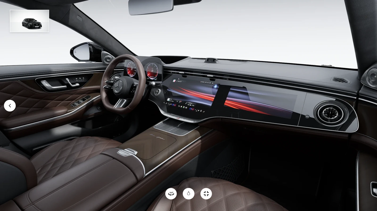 Mercedes-Benz S 580 Long 4M AMG Plus New = MGT Conf = Manufaktur Gold | Mobile.bg � ����������� 11